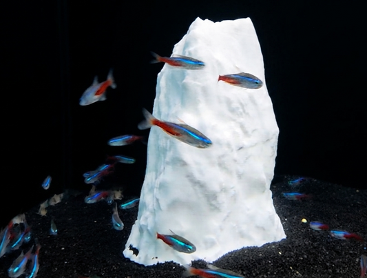 Lightweight tall sinking rocks for aquarium