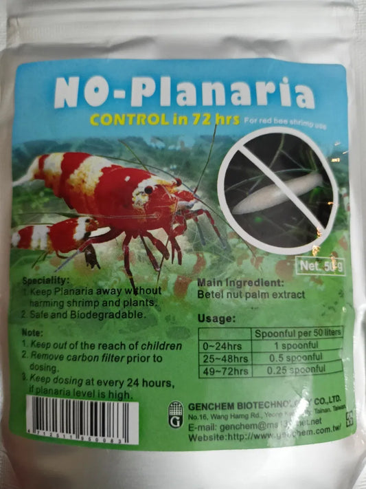 No Planaria 20 gallon single dose (instructions on website)