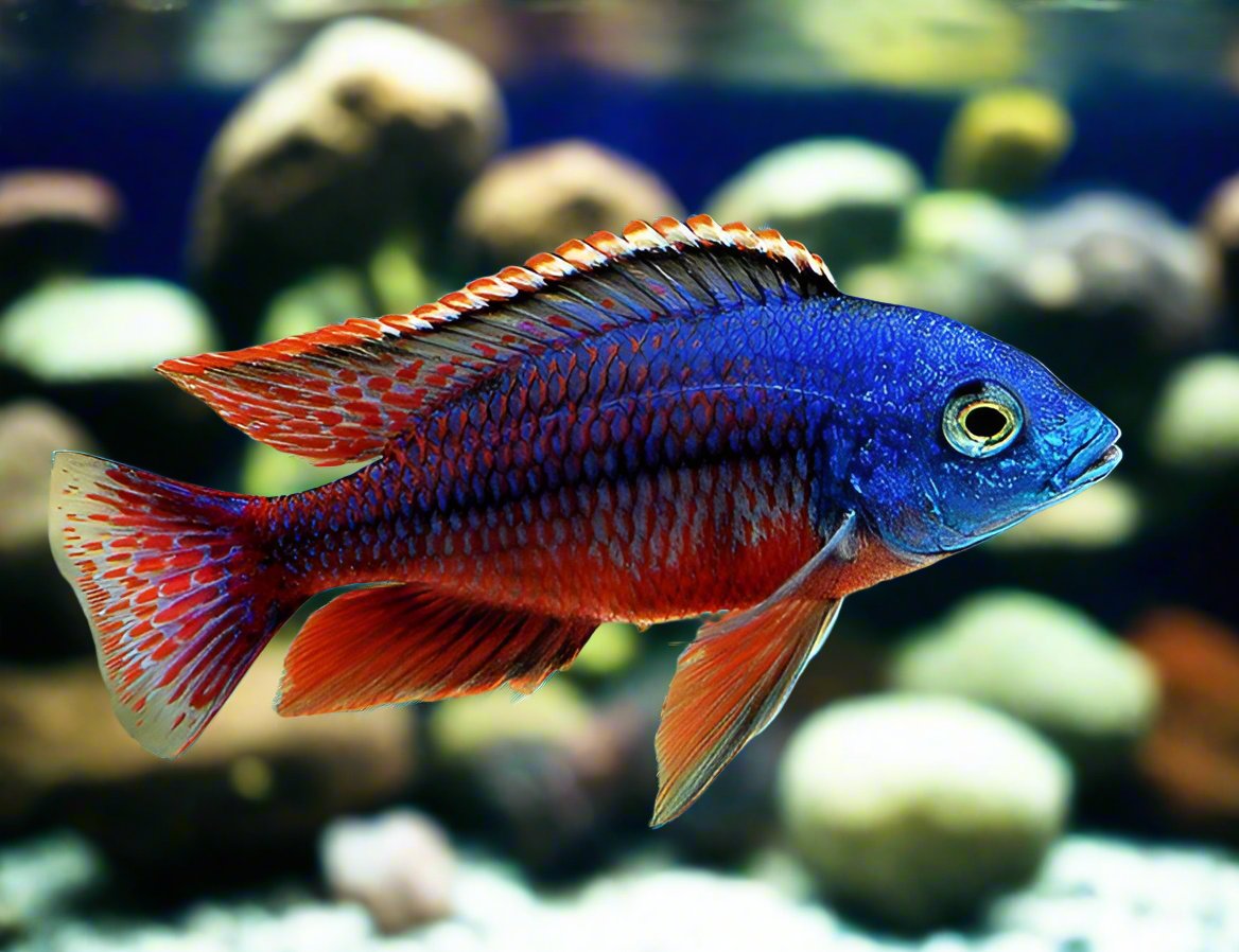 PROTOMELAS TAENIOLATUS NAMALENJI (Red Empress) 5.5" SHOW MALE