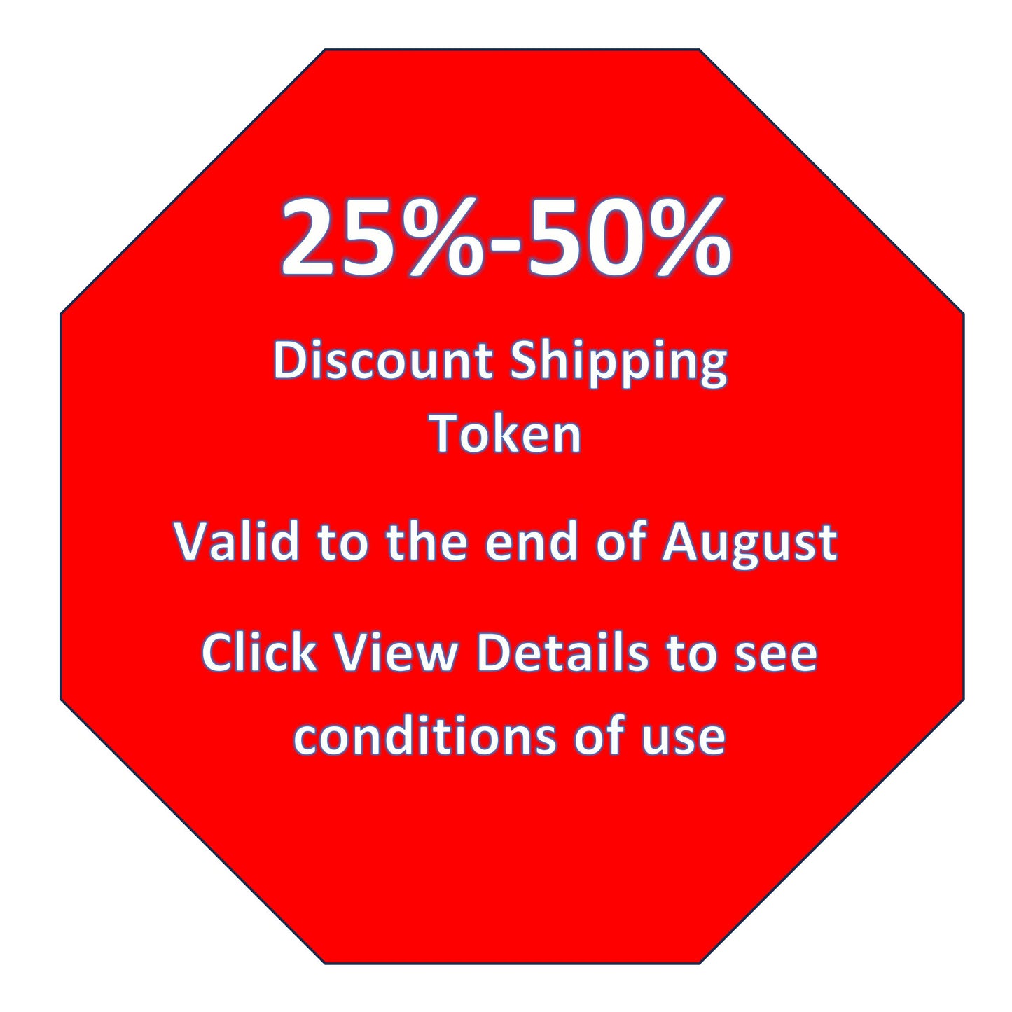 Shipping Discount Token used with conditions understood