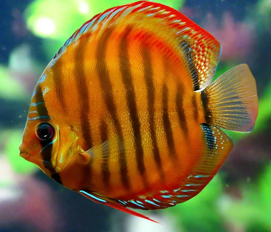 DISCUS ALENQUER RED *Symphysodon aequifasciatus* 3"